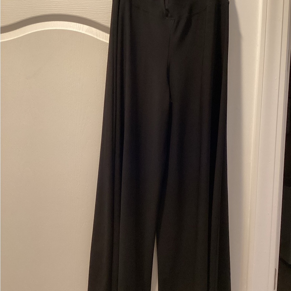 COCO BIANCO Black Wide Leg Palazzo Pants - Picture 4 of 4